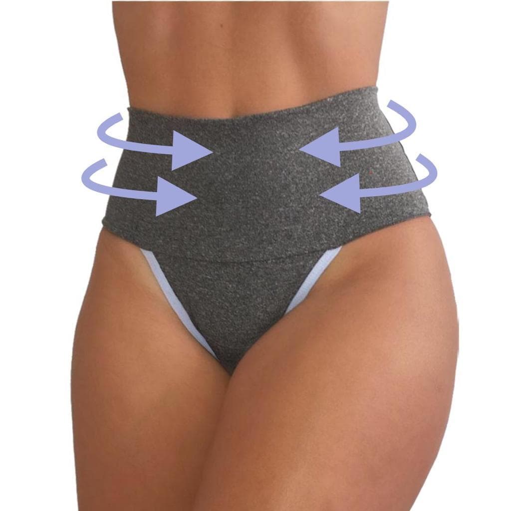 Kit até 8 Calcinha Cintura Alta Segura Barriga Cós Duplo Suplex Premium Power Fitness
