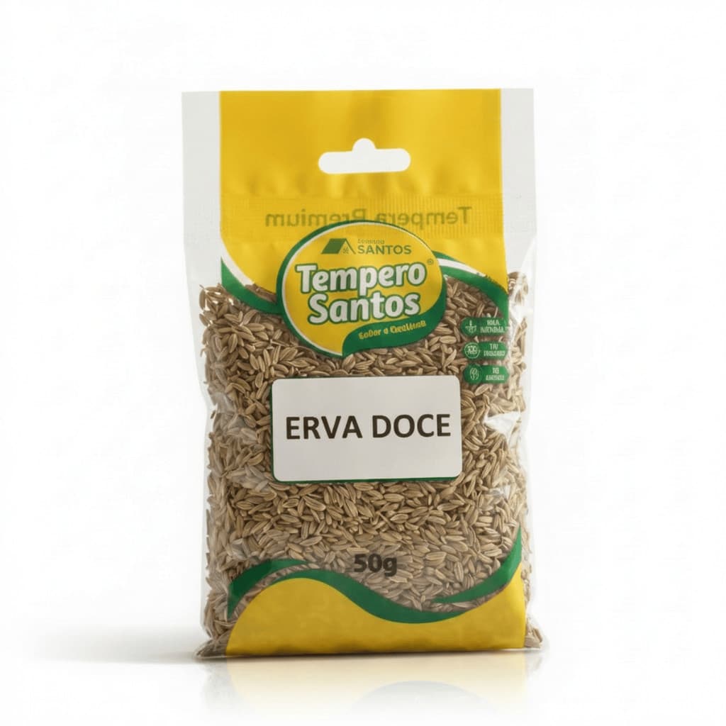 Erva Doce Premium Pura | Tempero Natural Para Chás E Doces - Tempero Santos