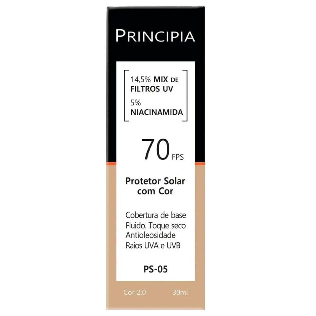 Protetor Solar Fluido Principia FPS 70 PS-05 ? Cor 2.0 30ml
