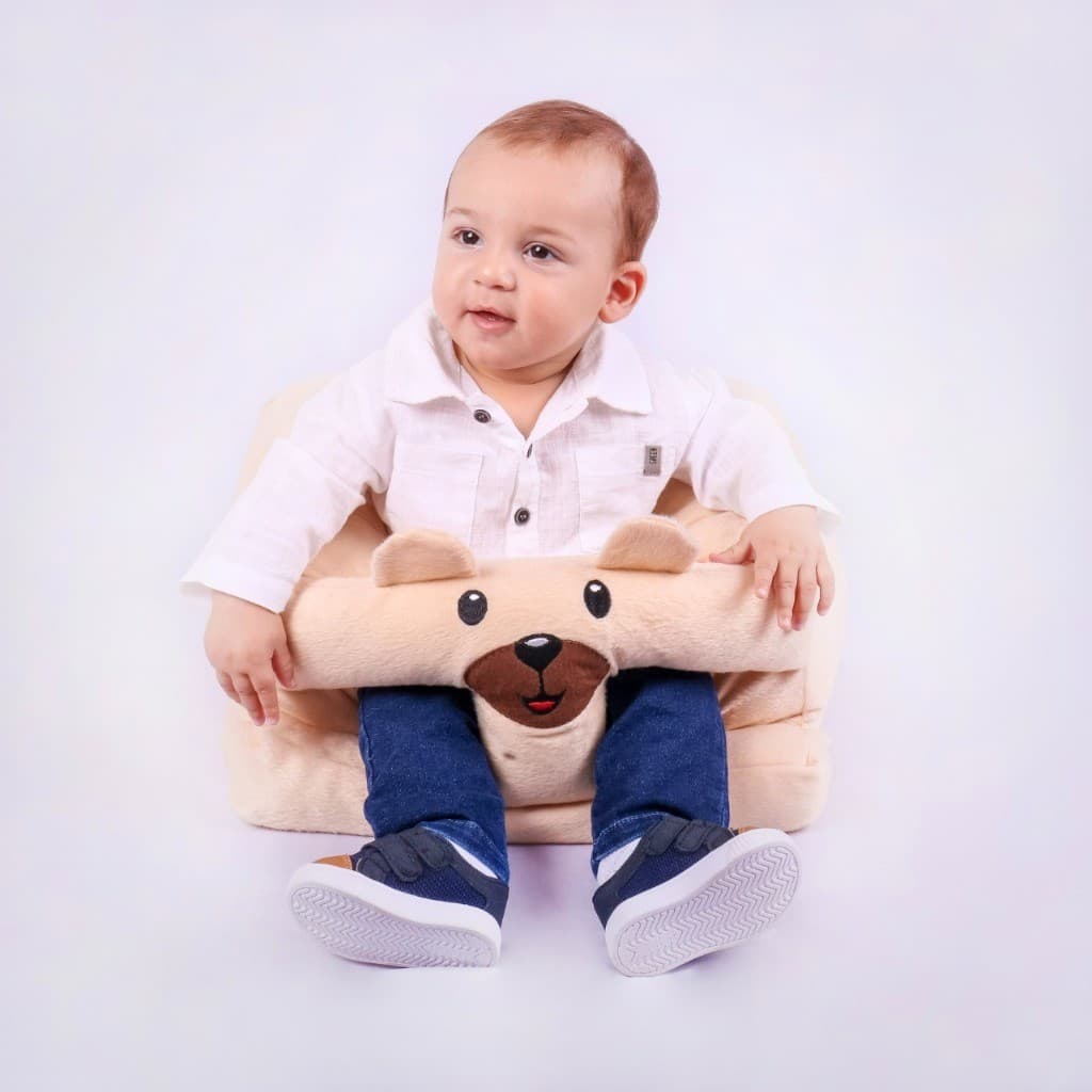 Sofazinho Cadeirinha Dog Infantil, Assento de Apoio Para Bebê, de 03 a 8 meses