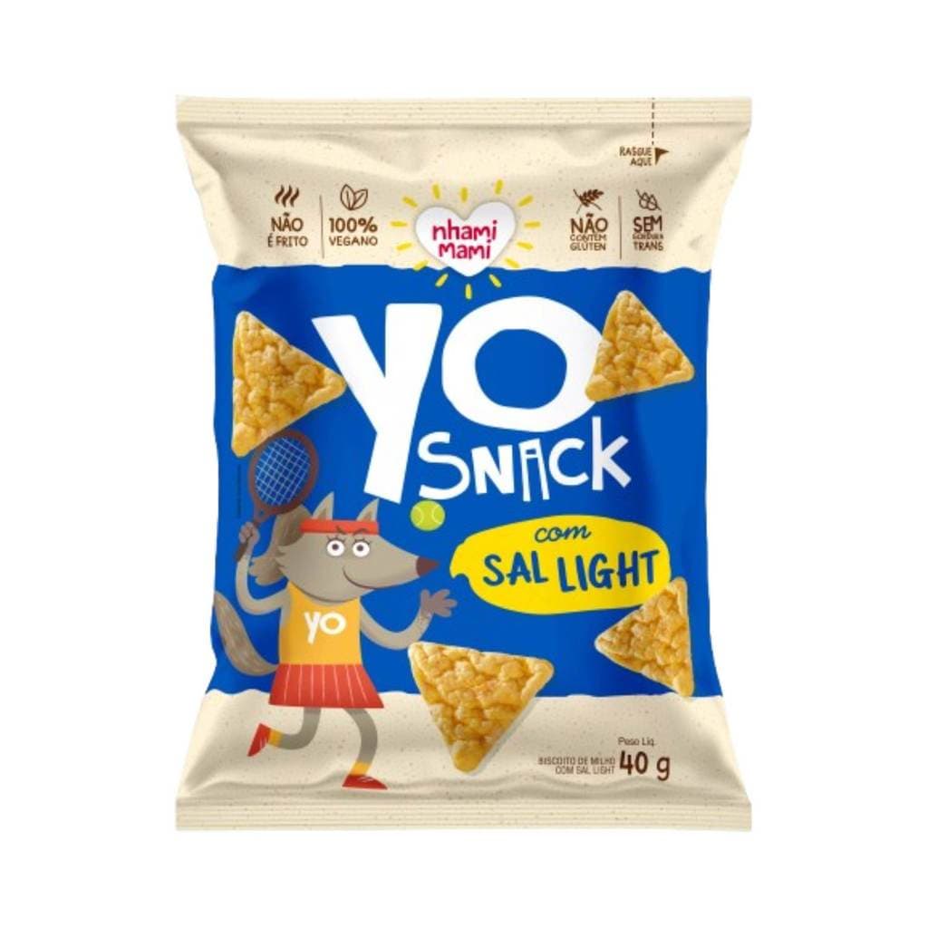 Kit Snack Infantil Yo Snack Vegano Sal Light - Nhami Mami 3 Unidades 40g