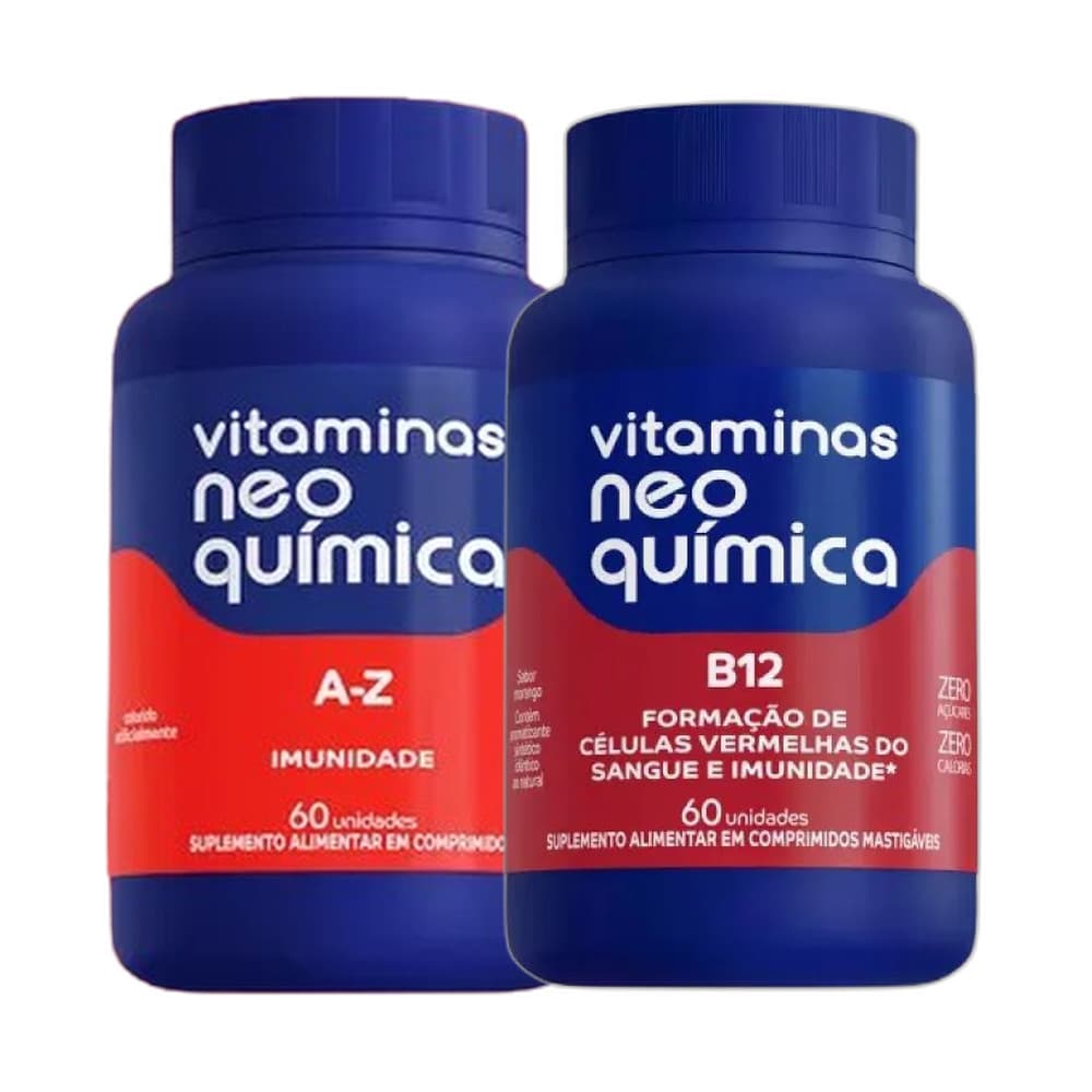 Kit Vitamina A-Z 60 Cpr + Vitamina B12 60 Cps - Neo quimica