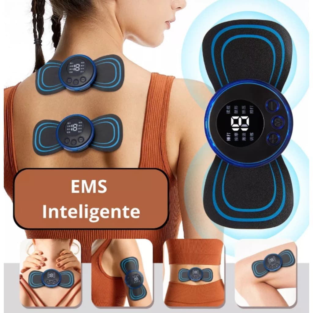 Mini Massageador Elétrico De Pescoço Portátil Para Alívio De Dores Musculares