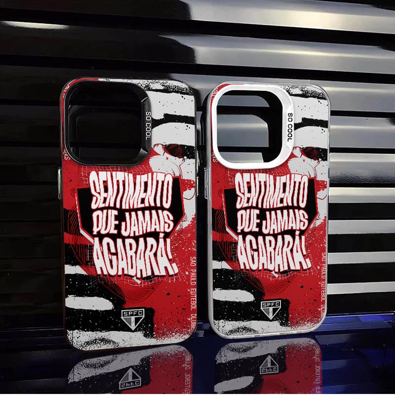 Capinha de celular Crachá São Paulo para iphone 13 normal 14 11 12 17 16 13 pro max 17 Air 15 plus 14 Pro capa Capinha