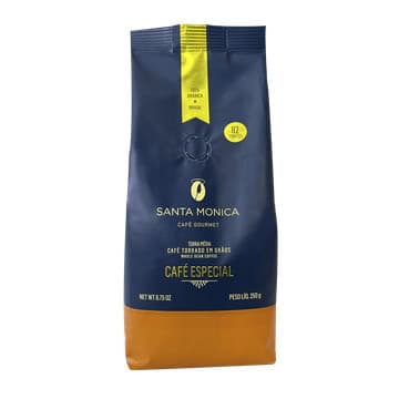 Santa Monica Café Torrado em Grãos Gourmet 250g