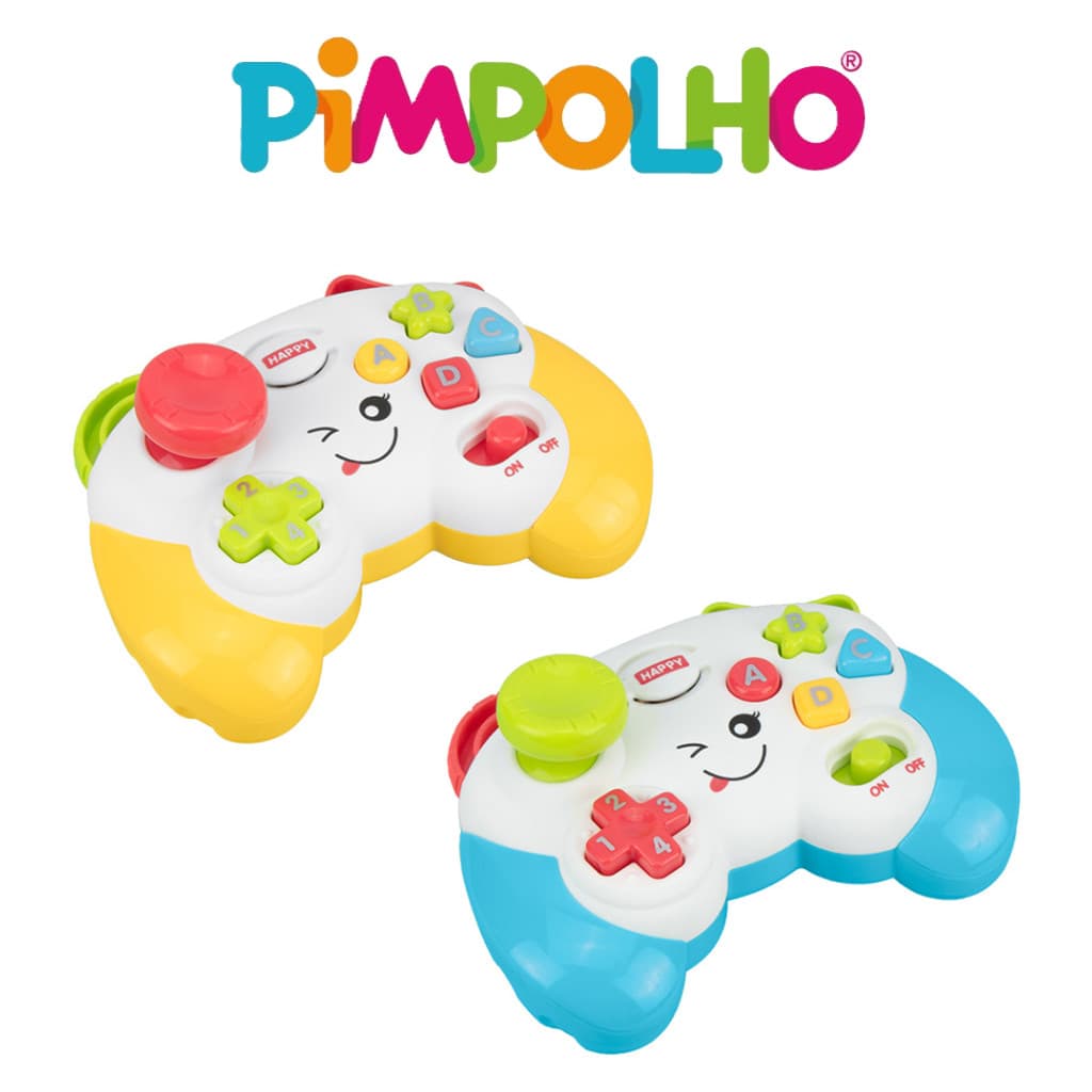 Brinquedo Controle de Video Game Musical Pimpolho