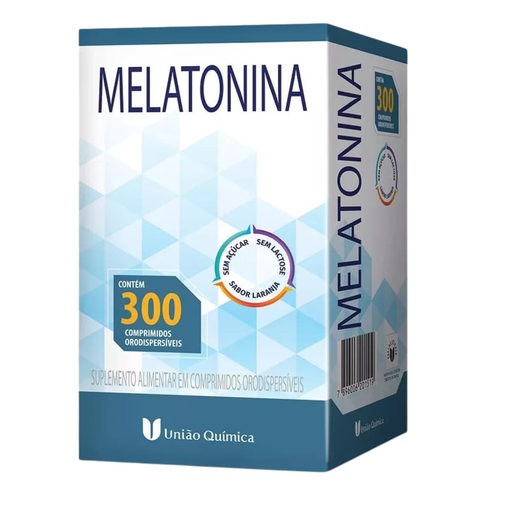 Melatonina - 300 unidades - 320 g Relaxamento Rotina do Sono Descanso Bem Estar Suplemento Noturno
