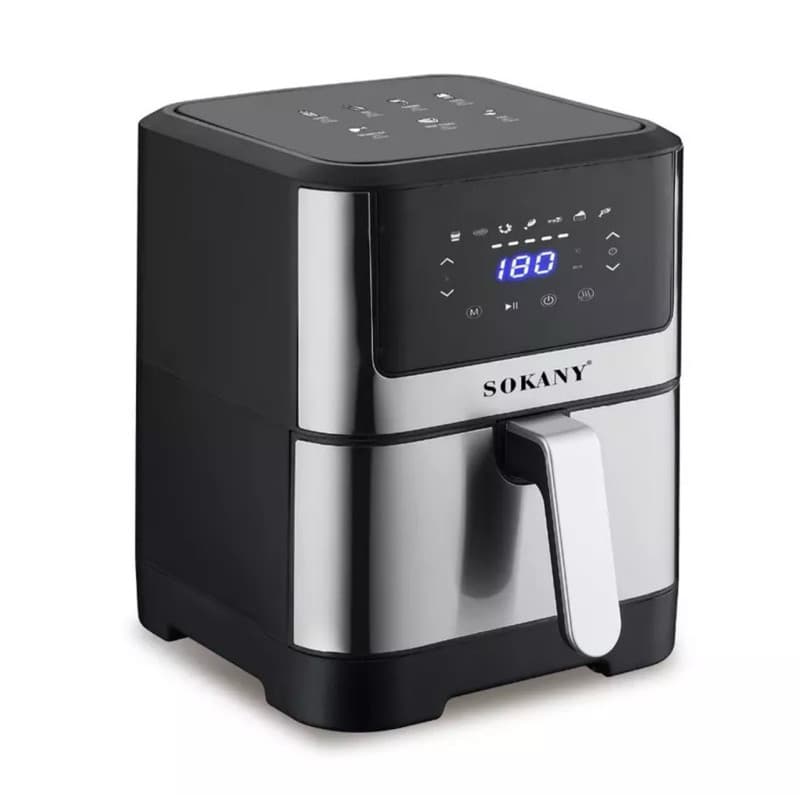 Air fryer fritadeira elétrica de Sokany 110v digital 80°-200ºC 7L