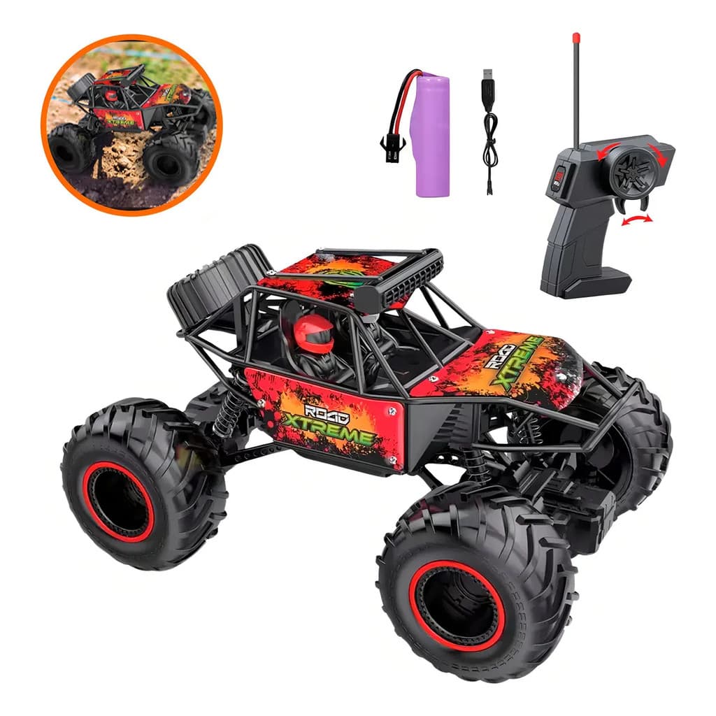 Carrinho Controle Remoto Road Xtreme Brinquedo Polibrinq