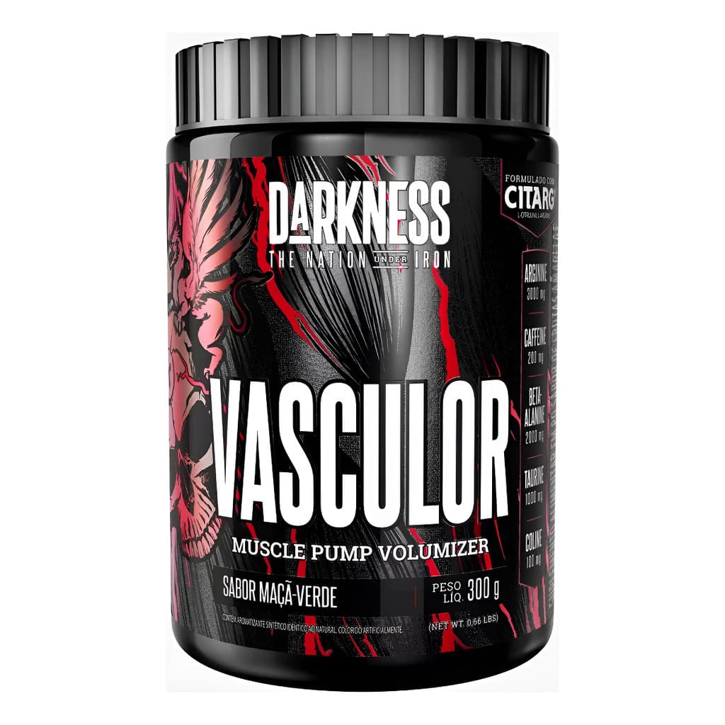 Pré-treino Vasculor Muscle Pump Volumizer Maçã Verde 300g Da