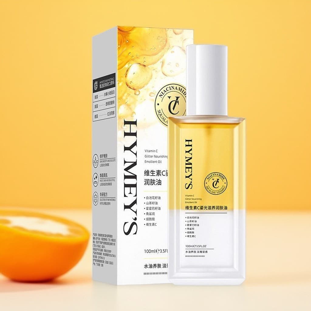 Imagem beleza vitamina C dourado óleo hidratante nutritivo Anti-rachaduras hidratante hidratante loção corporal óleo de 