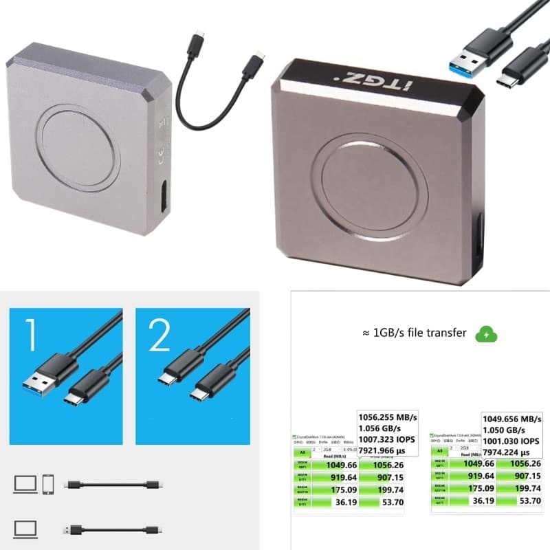 KOKO Liga De Alumínio Tipo-C USB SSD Gabinete NVMe Caixa Adaptadora Externa Para 2230