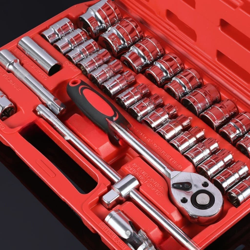 Jogo De Soquetes Allen Torx Ferramentas Kit 46 Chave Catraca