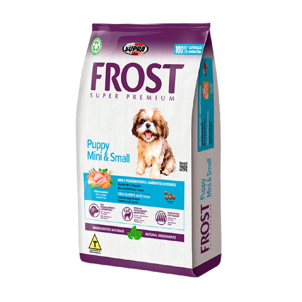 RAÇÃO PARA CACHORRO FROST FILHOTE PUPPY MINI SMALL 15KG