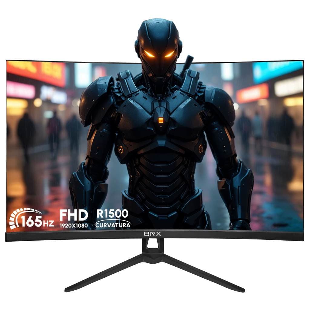 Monitor Gamer Brx 27" Curvo 240hz Va R1500 Frameless Fhd