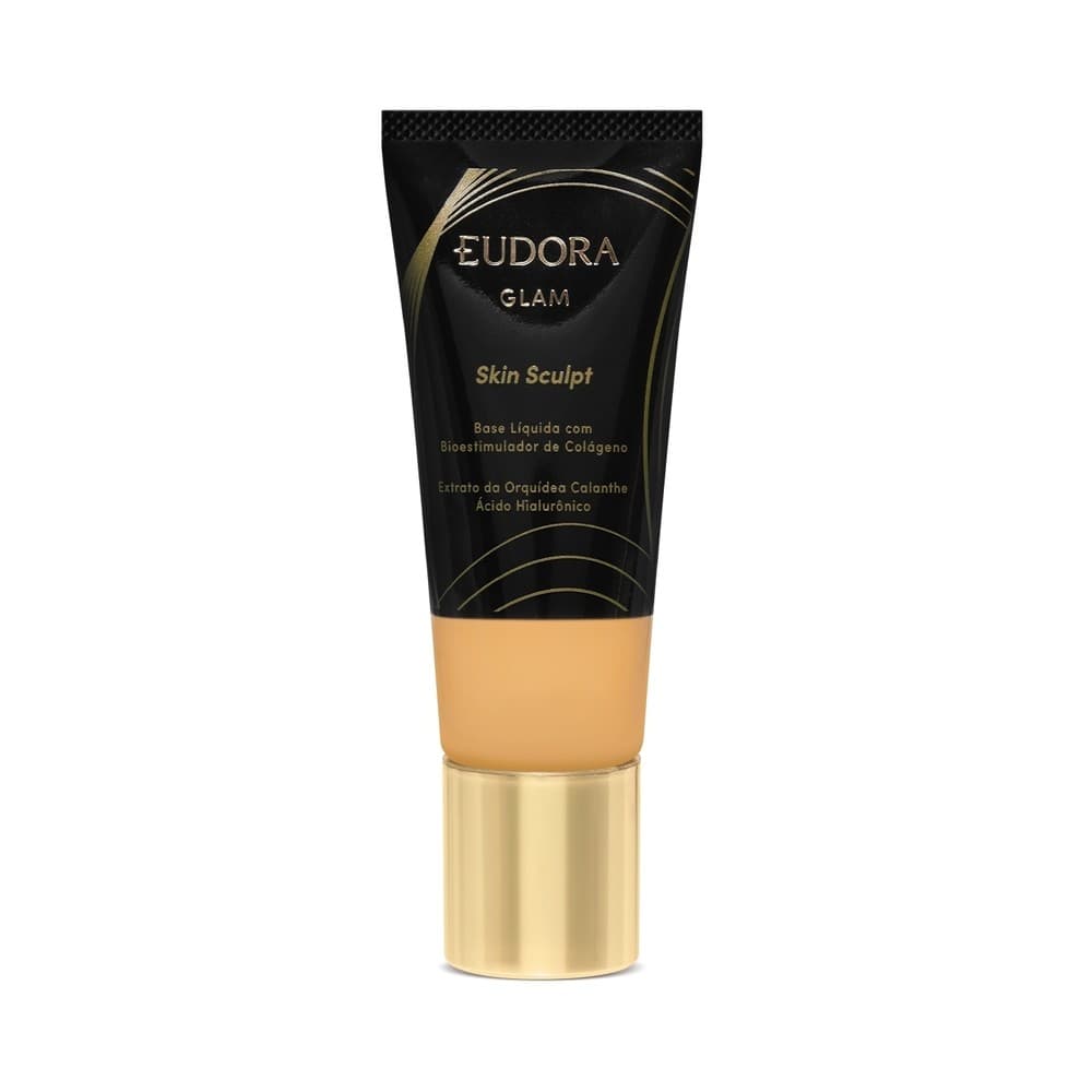Eudora Glam Skin Sculpt Base Líquida Semi Matte Cor 65 30ml