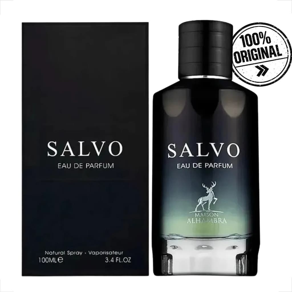 Perfume Salvo Maison Alhambra Eau De Parfum 100ml Perfume Árabe Masculino Original Importado