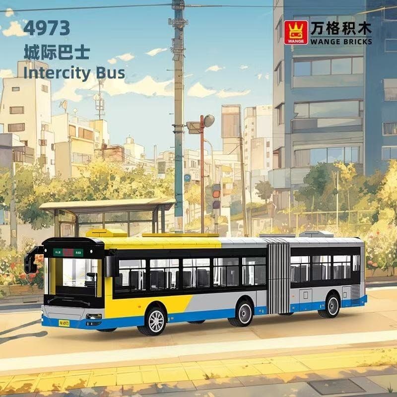 600 peças de blocos de LEGO Série Cidade Ônibus de Dois Andares Trem Brinquedo Educativo de Montar para Meninos