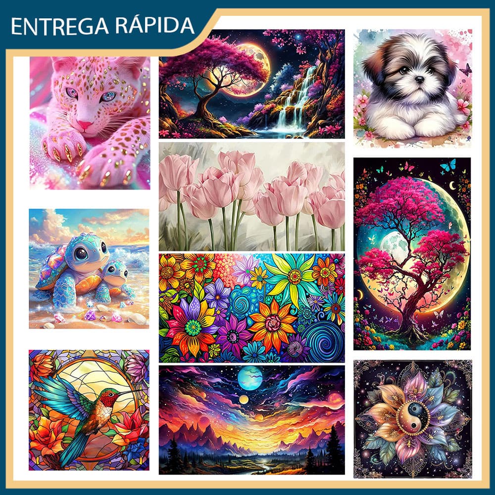 Pintura com pontos de diamantes 5D arte com diamantes artesanato feito à mão presentes de decoração de parede para casa