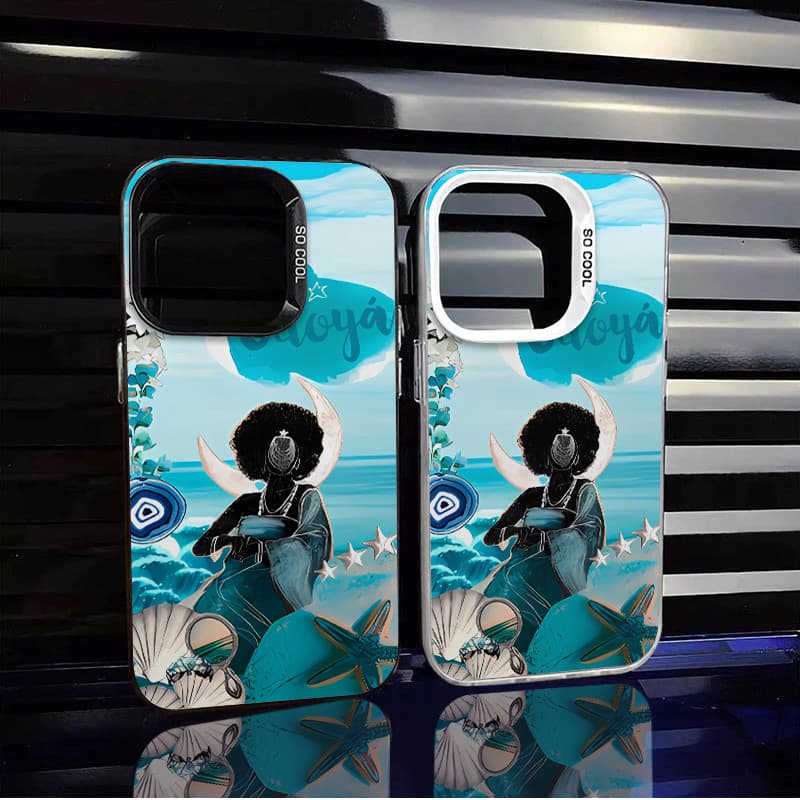Capinha de celular Iemanjá Raízes do Brasil Para iPhone 11 normal 12 13 15 14 17 16 Pro Max 15 Plus 13 Pro capa Capinha