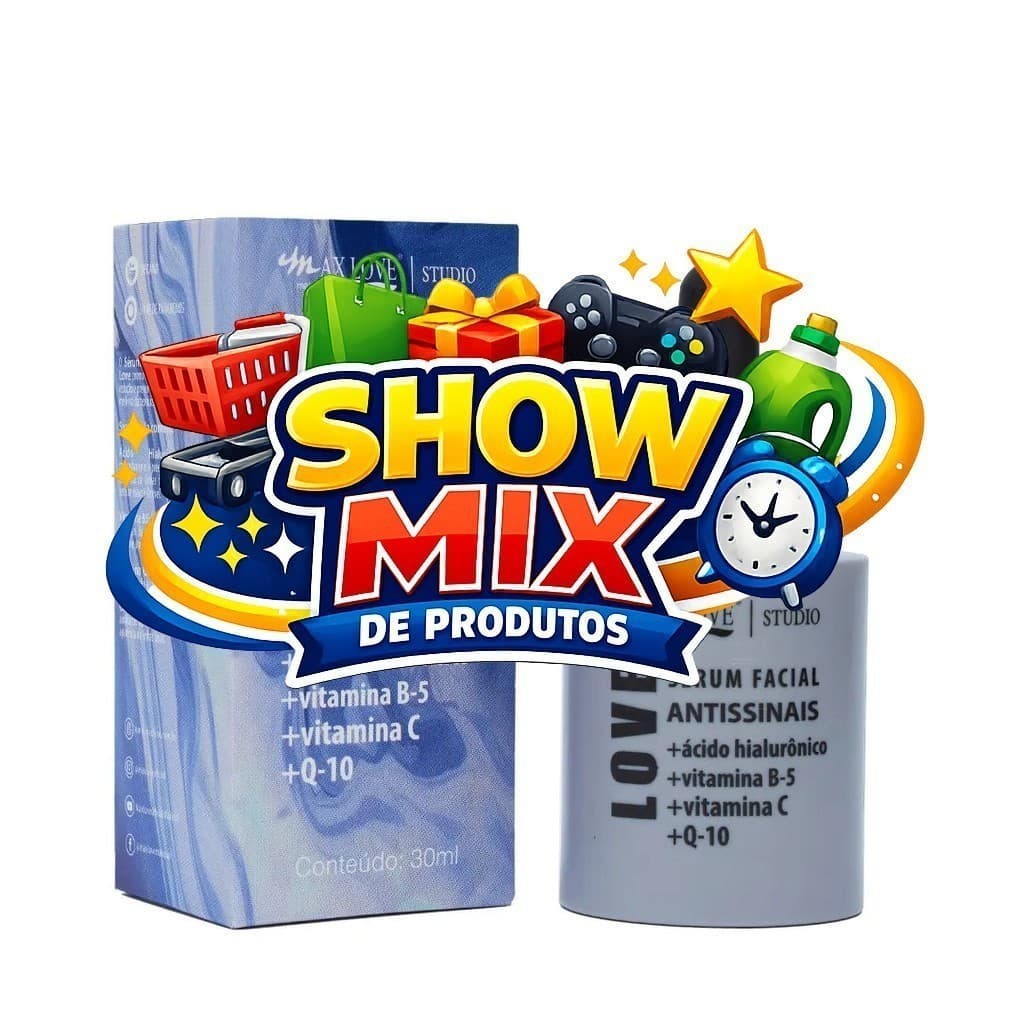 (V)✨ Sérum Facial Antissinais Vitamina C + Q10 Max Love – Firmeza, Luminosidade e RenovaçãoU0XT