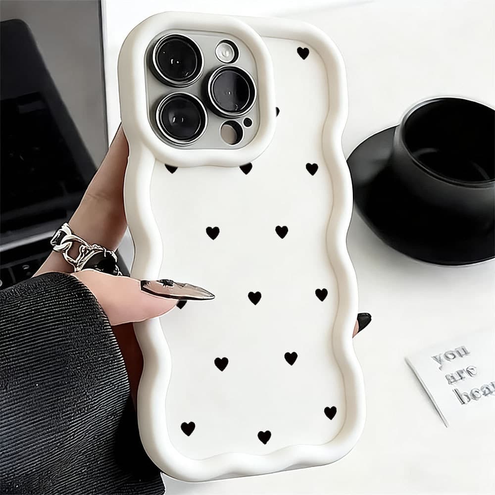 Capa Capinha Silicone Anti-impacto Para IPhone 7 8 14 15 16 16E 13 11 12 17 Normal Pro Plus Max Ar Ins Coração Caso De T