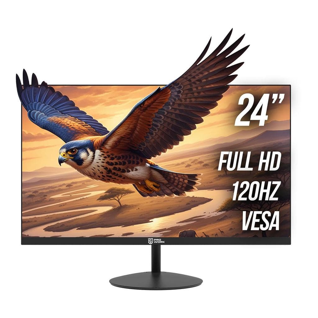 Monitor Safe Gamer ProWork 23,8" FHD 120Hz HDMI VGA Preto - 