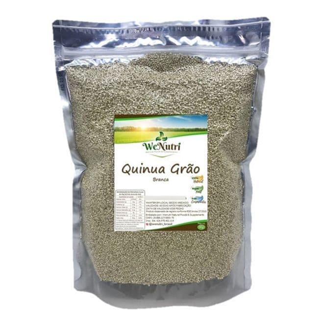 Quinua Branca Em Grãos Peruana 1kg Wenutri
