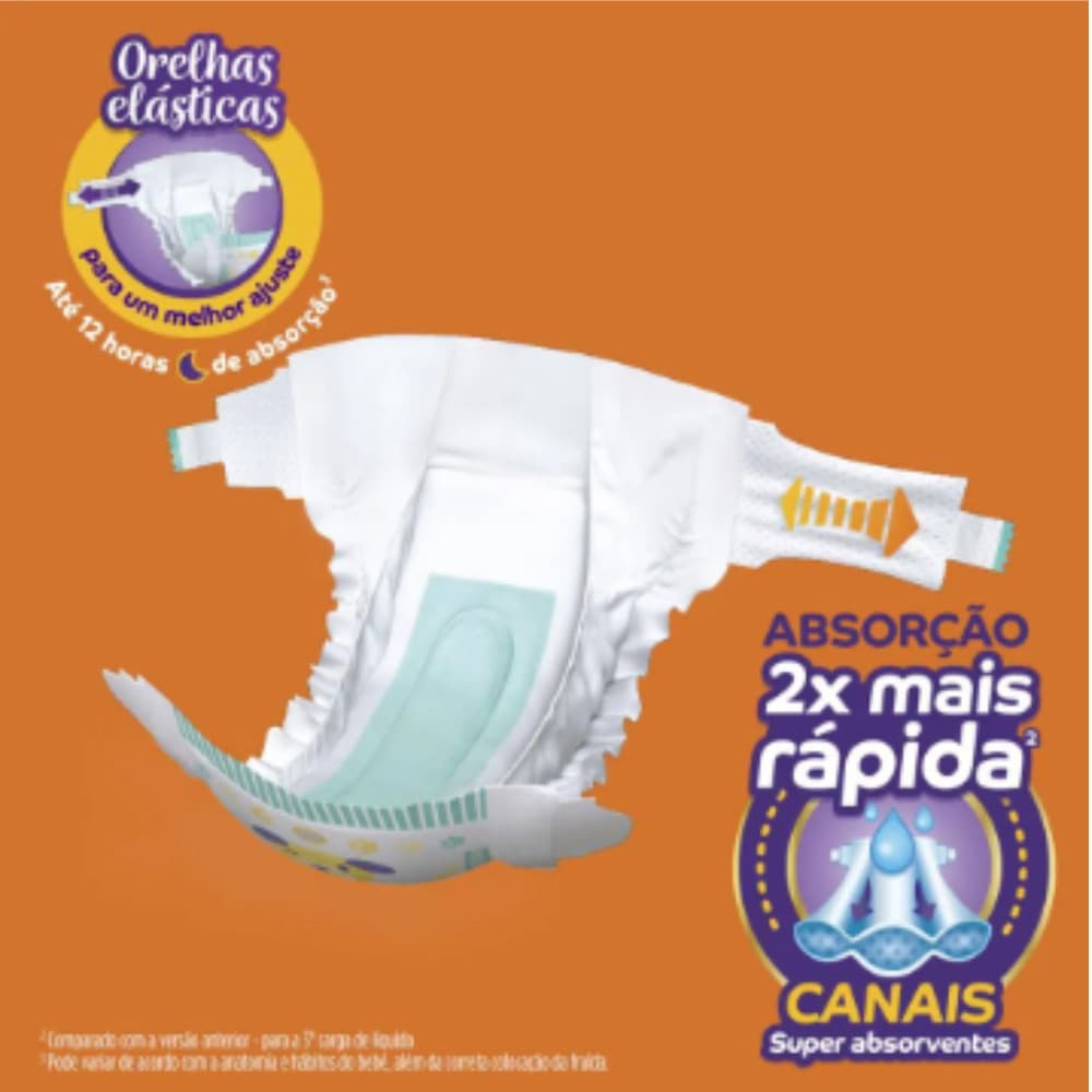 Fralda Pom Pom Derma Protek Proteção De Mãe  M 86 G 68 EG 60