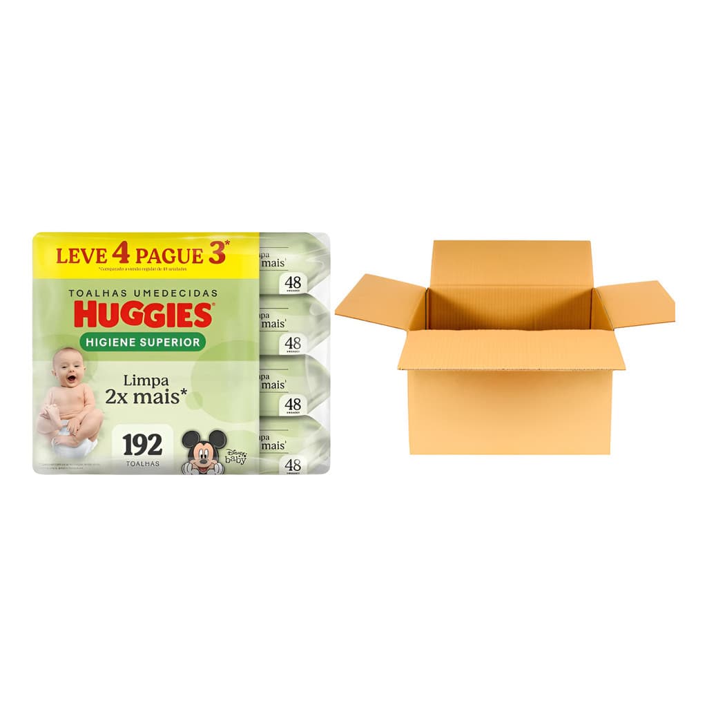Huggies Lenço Umedecido Caixa Fechada 24uni