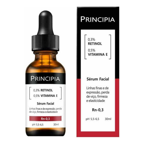 Sérum Principia Retinol 0,3% + Vitamina E 30ml - Anti-idade Todo Tipo De Pele 