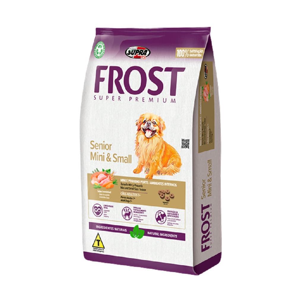 RAÇÃO PARA CACHORRO FROST IDOSO SENIOR MINI & SMALL 2,5KG