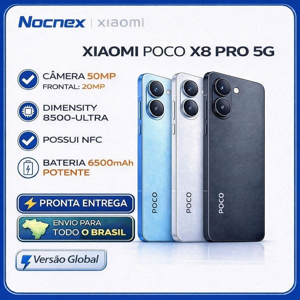Xiaomi Poco X8 Pro 5G 256GB | 512GB Versão Global