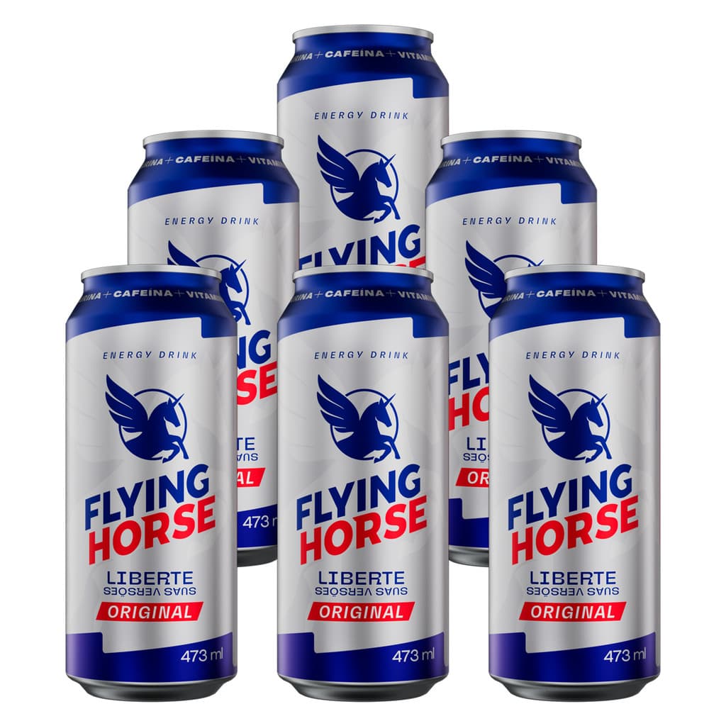 Energético Flying Horse Energy Drink 473ml 6 Unidades