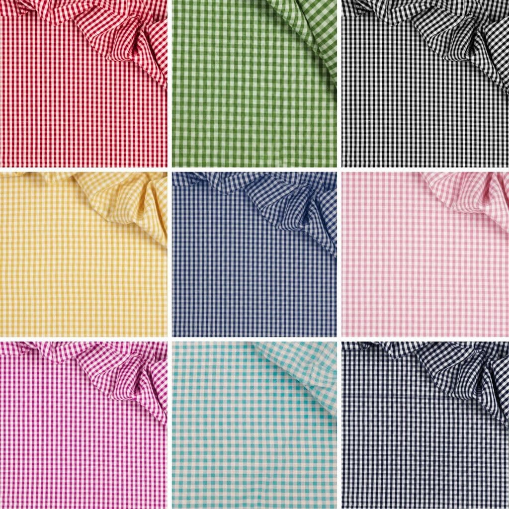 TECIDO TRICOLINE XADREZ - 1,00m x 1,50m 100% Poliéster Para Artesanato Patchwork Costura Decoração