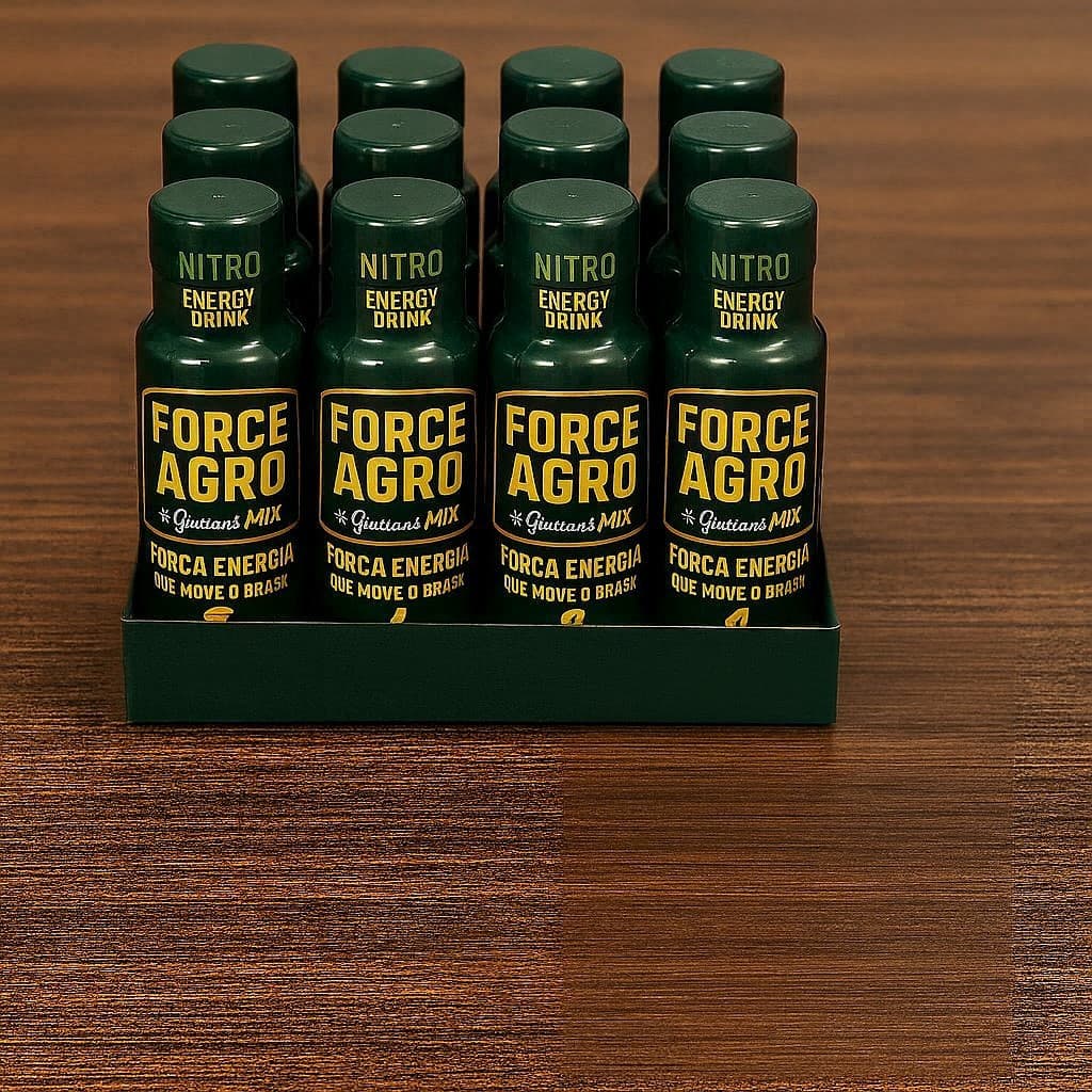 Force Agro Display 12 Unidades 25ml Guaraná Mix Energy Drink