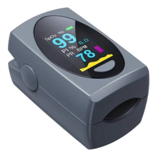 Oxímetro De Pulso Para Dedo Portáti - Mediclini Color Lt-f20