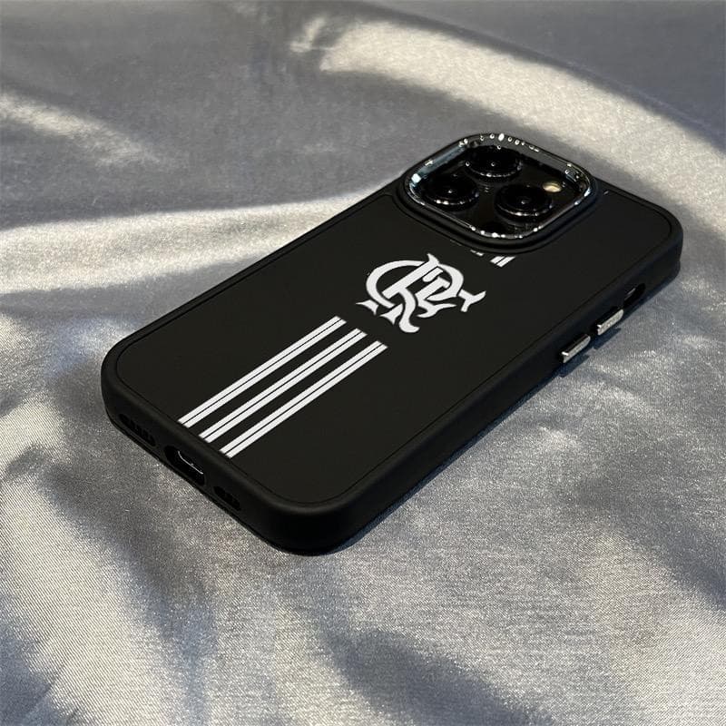 Estilo De Futebol Silicone Anti Gota Capinha capa Adequado Para iPhone XR 11 12 13 14 15 16 17 Pro Max À Prova Dwaterpro