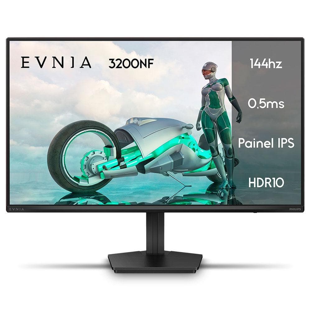 Monitor 23,8" Philips 24m2n3200nf Evnia Widescreen Gamer 144hz / 0,5ms / Hdmi / Dp / Vesa