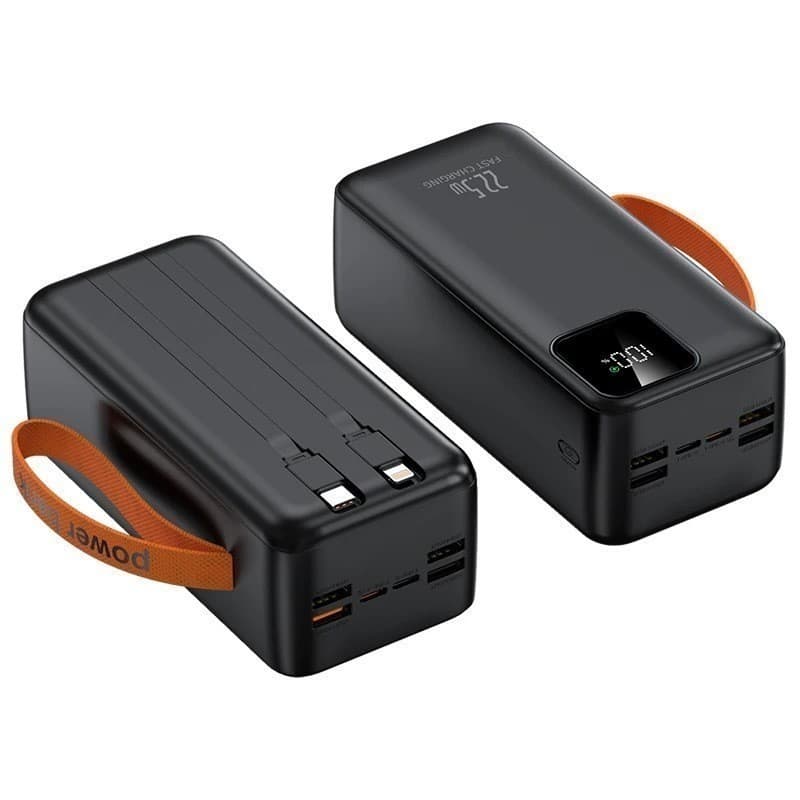 Power Bank 50000mAh Carregador Portátil Turbo 22,5W PD Carregamento Rápido Display Digital Para Celular iPhone Android