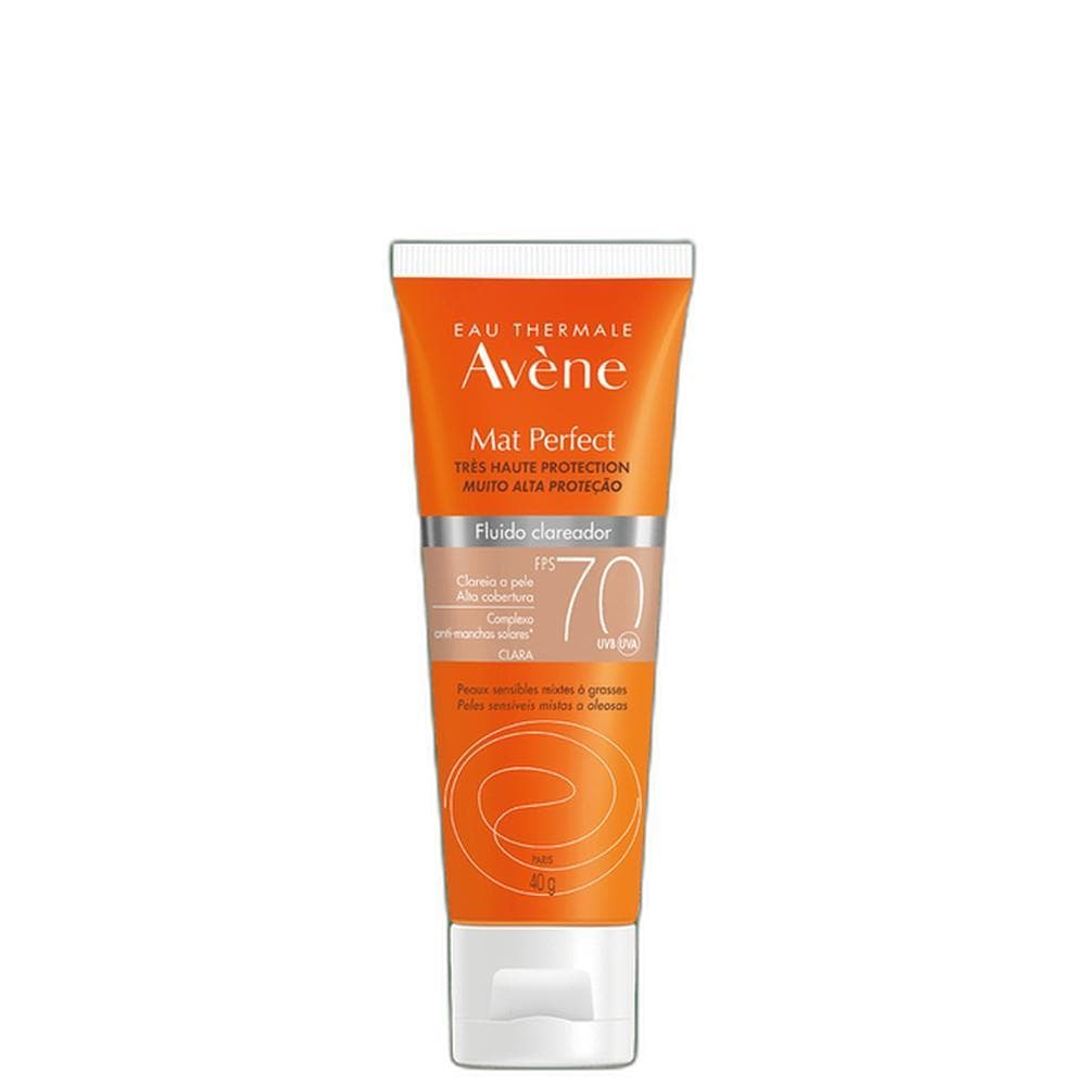 Avène Mat Perfect Clareador FPS 70 Claro - Protetor 40g