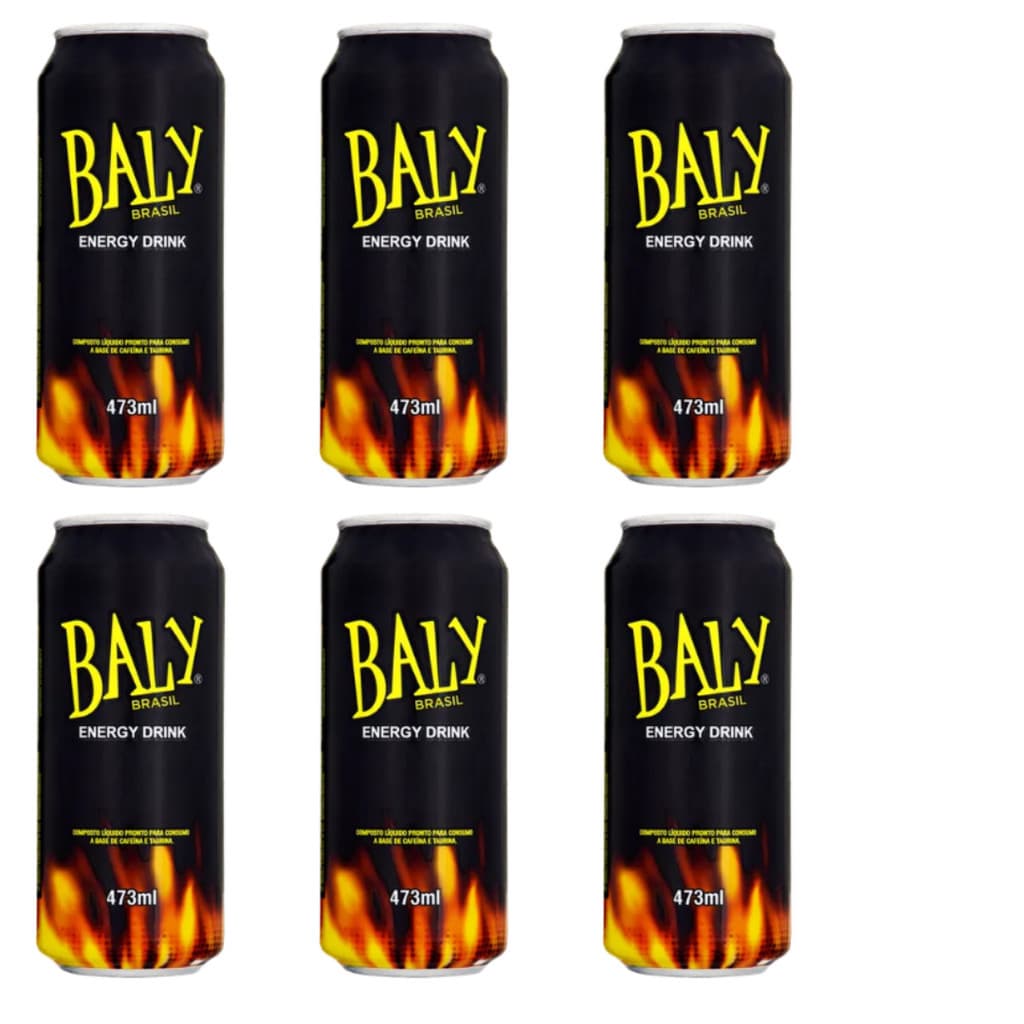Kit 6 Baly Energy Drink 473ml