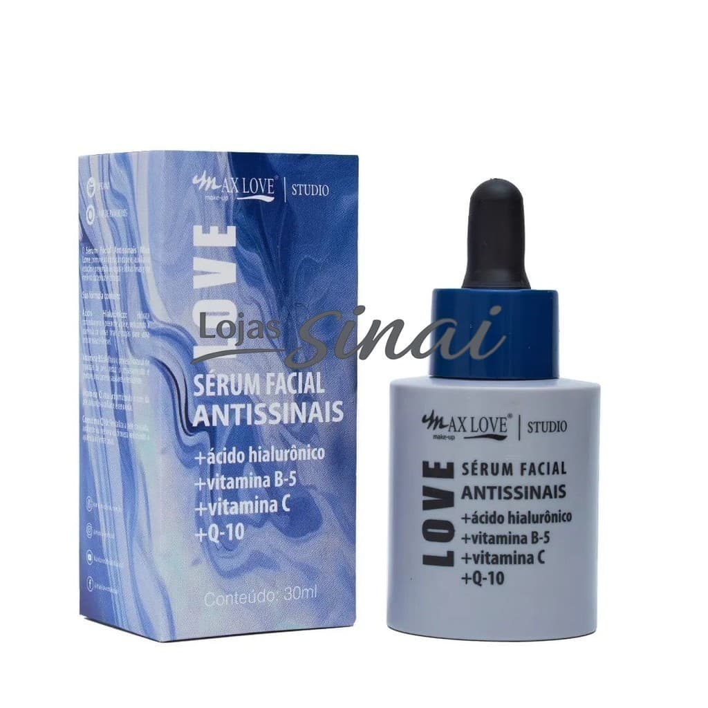 (V)✨ Sérum Facial Antissinais Vitamina C + Q10 Max Love – Firmeza, Luminosidade e RenovaçãoHJ25