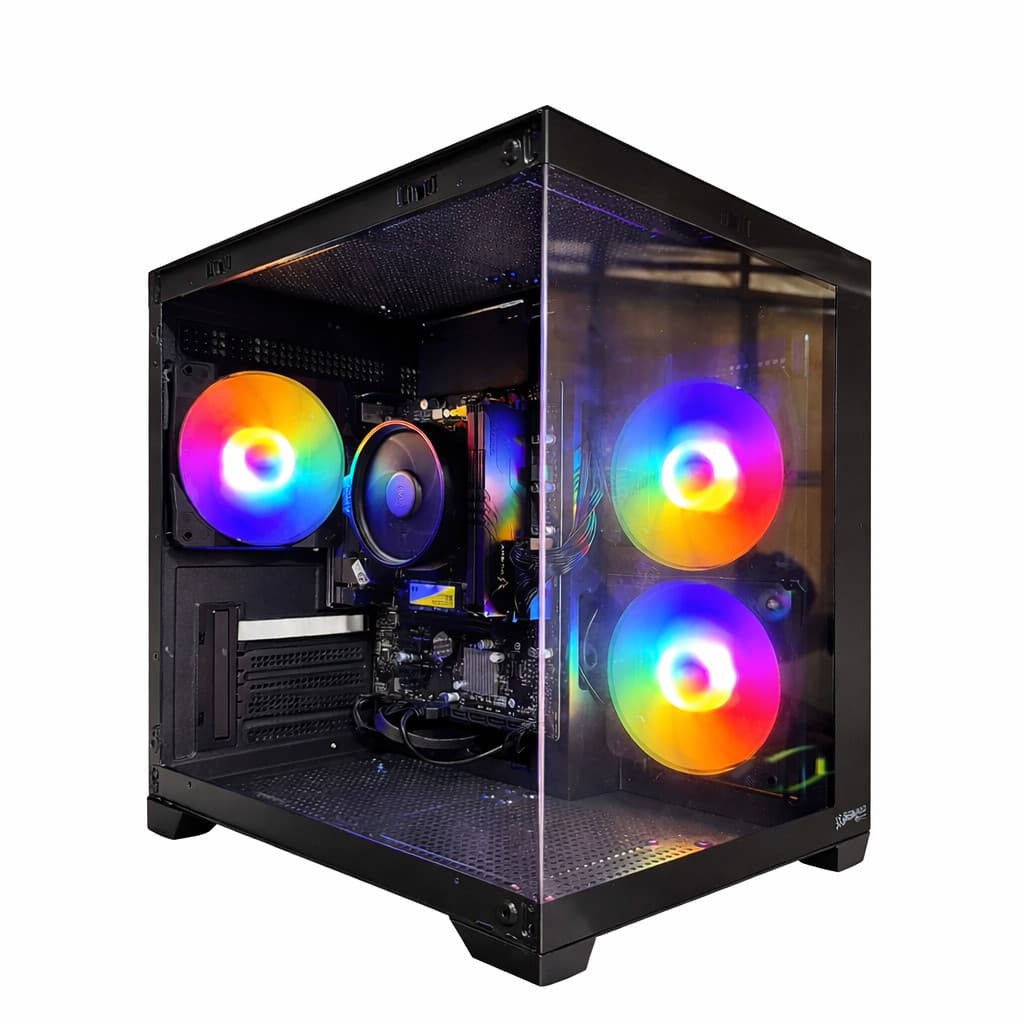 PC GAMER AMD RYZEN 5 5600GT, 16GB RAM, NVME 1TB, 650W, GABINETE GAMER COM 3 FANS RGB