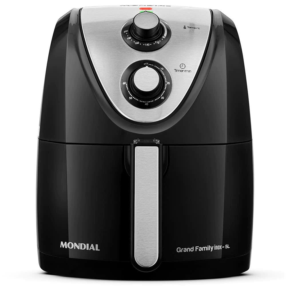 Fritadeira Sem Óleo Mondial AFN-50 Grand Family Inox 5L