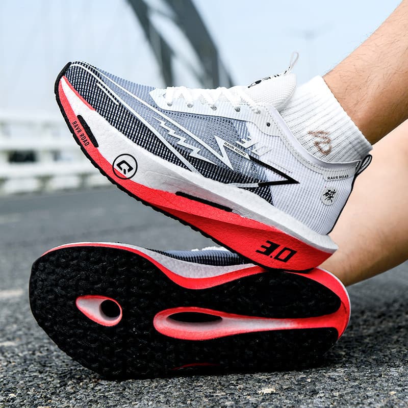 Novos Sapatos Esportivos Casuais De Placa De Carbono Com Almofada Macia E Tênis De Corrida off-road Antiderrapantes Ao A