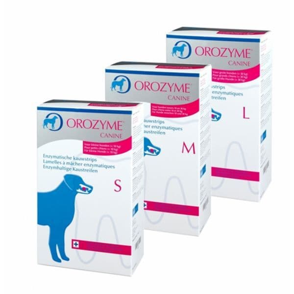 Orozyme Snacks Saudável Anti Tártaro Bafo Limpa Dente Cães Gatos Carne Tamanho Pequeno Médio Grande