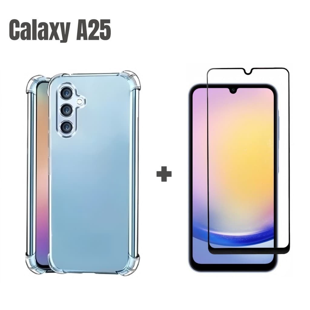  Película e Capa Capinha Para Samsung Galaxy A25