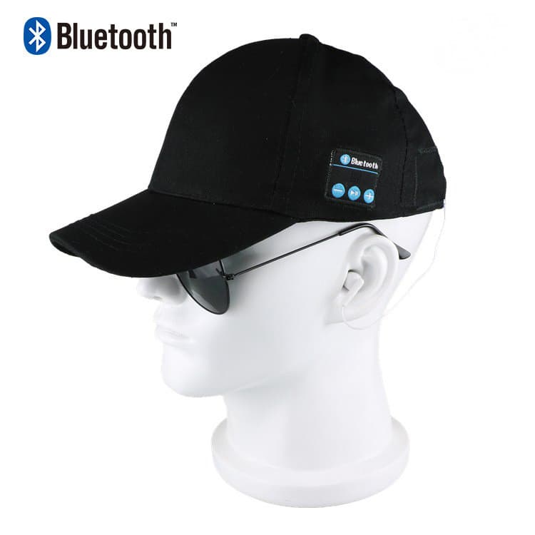 Novo Boné de Beisebol com Bluetooth e Carregamento USB, Boné com Função Bluetooth, Boné com Fones de Ouvido Bluetooth pa