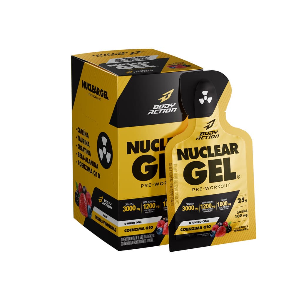 Pré-Treino em Gel Nuclear Gel 30g (10 Sachês)